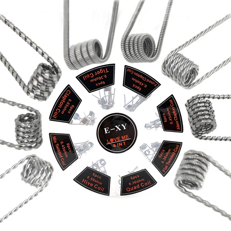 Clapton Wire Pre Built - Vmiss 8 In 1 Prebuilt Coil