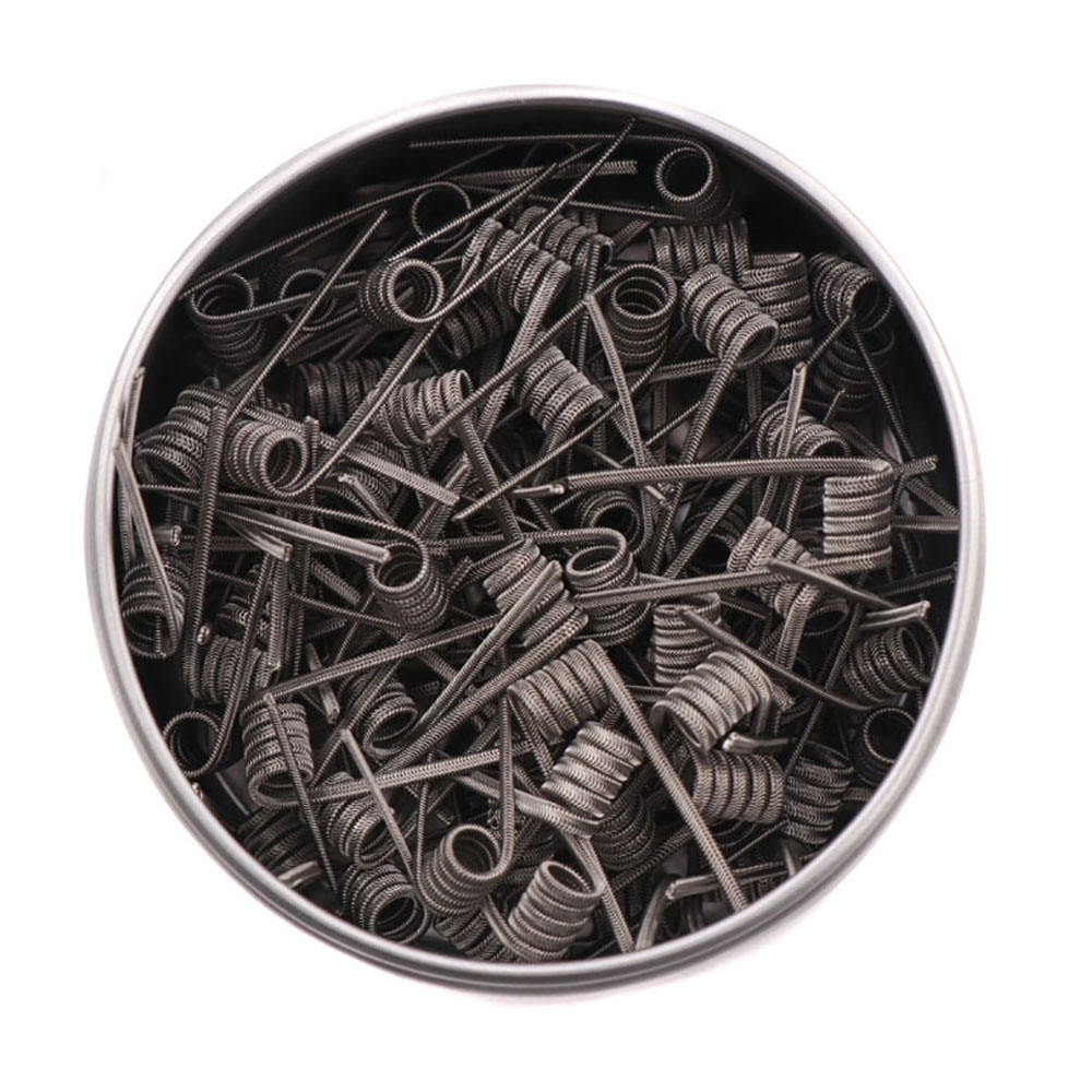 NEW XFKM 100PCS/box NI80/A1/SS - огляд і ціна Clapton Wire Pre Built
