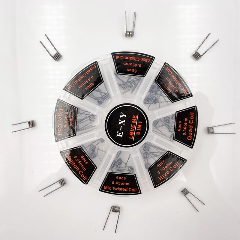 Vmiss 8 In 1 Prebuilt Coil Cla - огляд і ціна Clapton Wire Pre Built