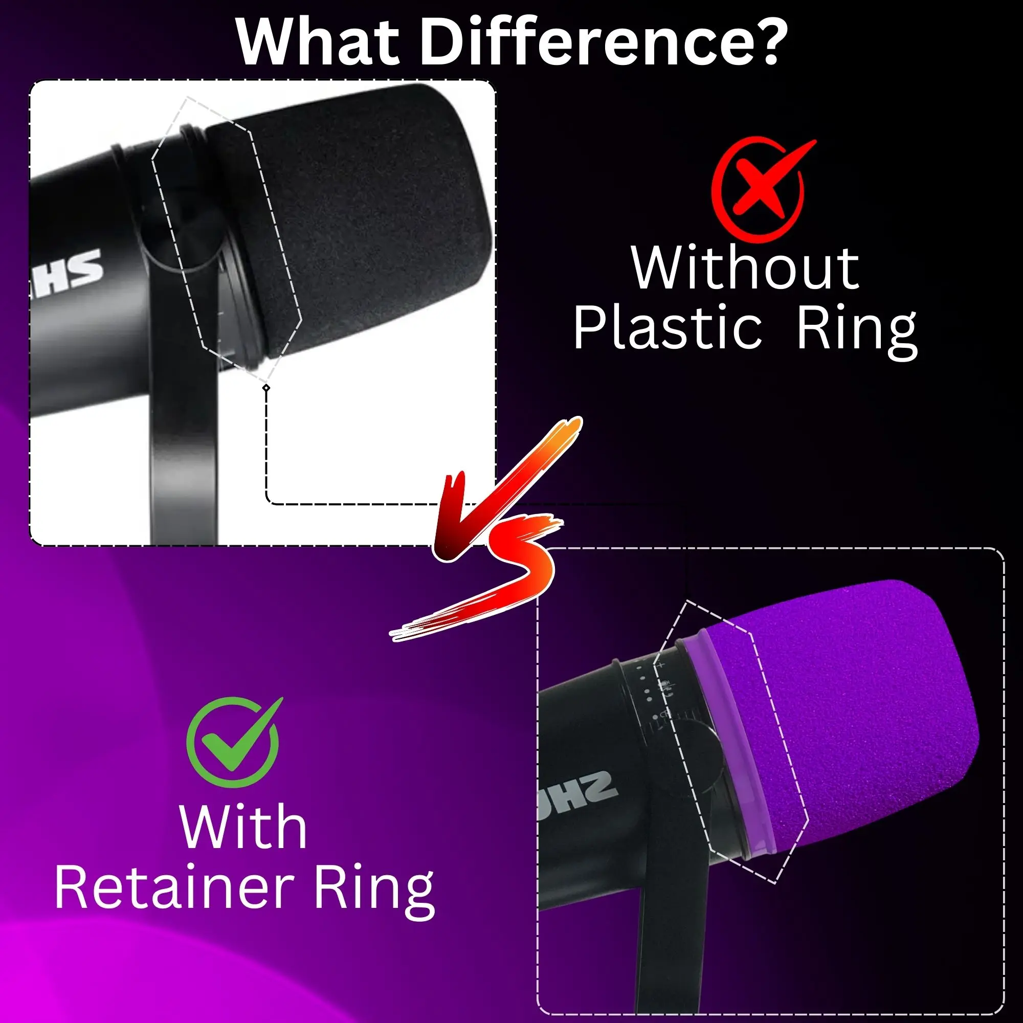 MV7 Foam for Shure MV7, MV7i,  - огляд і ціна Shure Mic Mv7