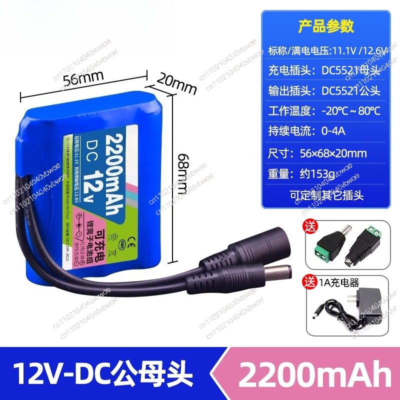 12V lithium battery pack large - огляд і ціна Battery Case Storage