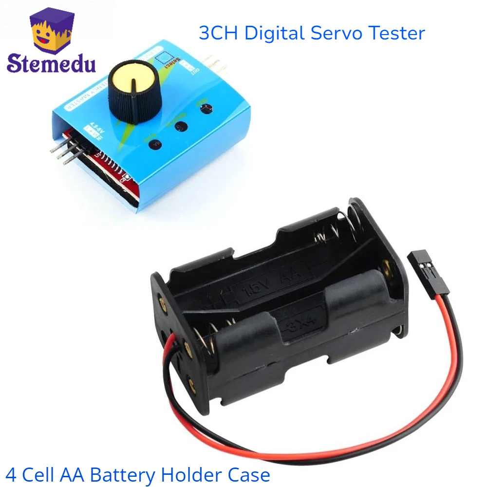 3CH Digital Servo Tester ESC S - огляд і ціна Battery Case Storage
