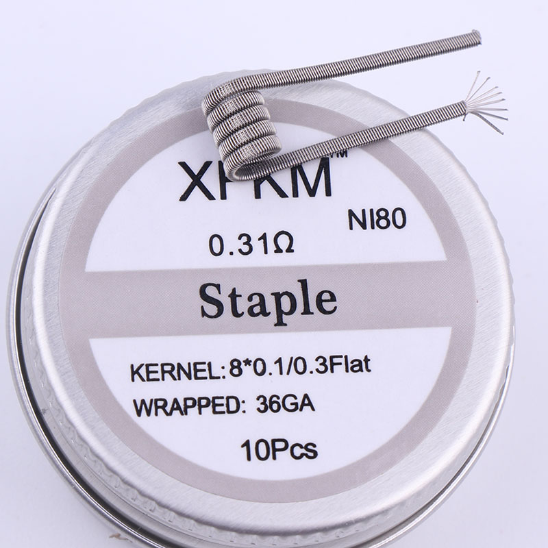 NEW XFKM 10pcs/box NI80 High D - огляд і ціна Clapton Wire Pre Built