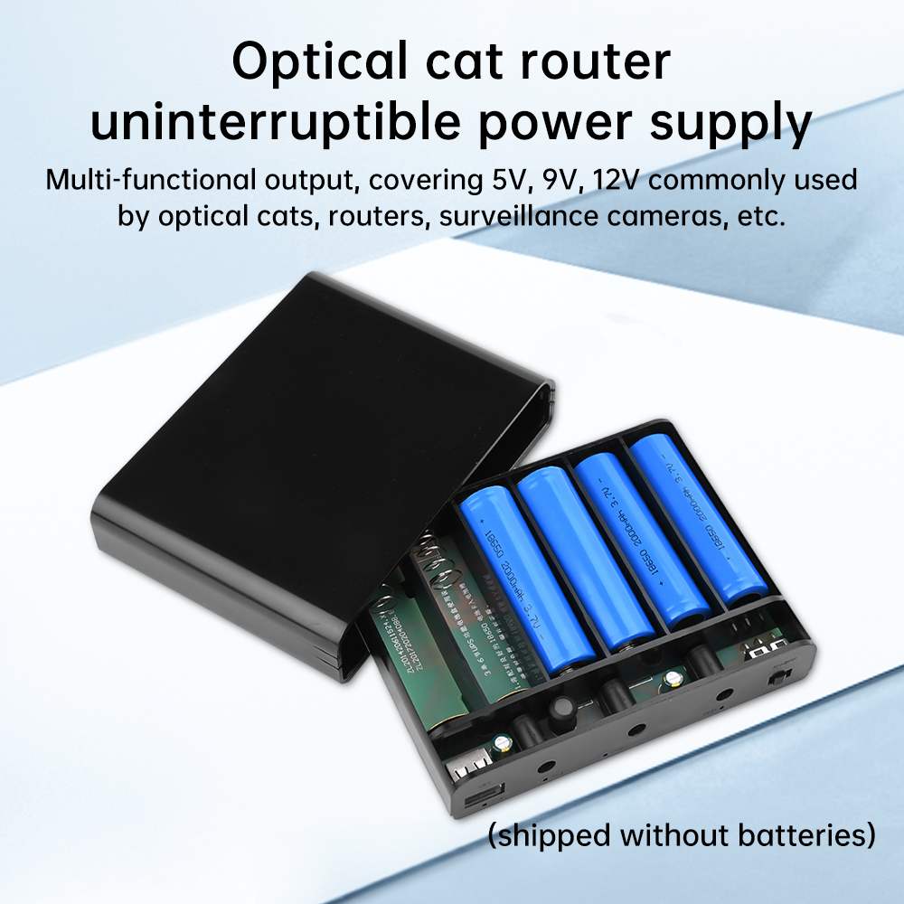 5V9V12V Output Power Bank Box  - огляд і ціна Battery Case Storage