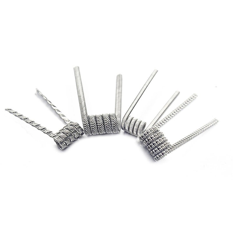 16pcs NI80 Fused Clapton Prebu - огляд і ціна Clapton Wire Pre Built