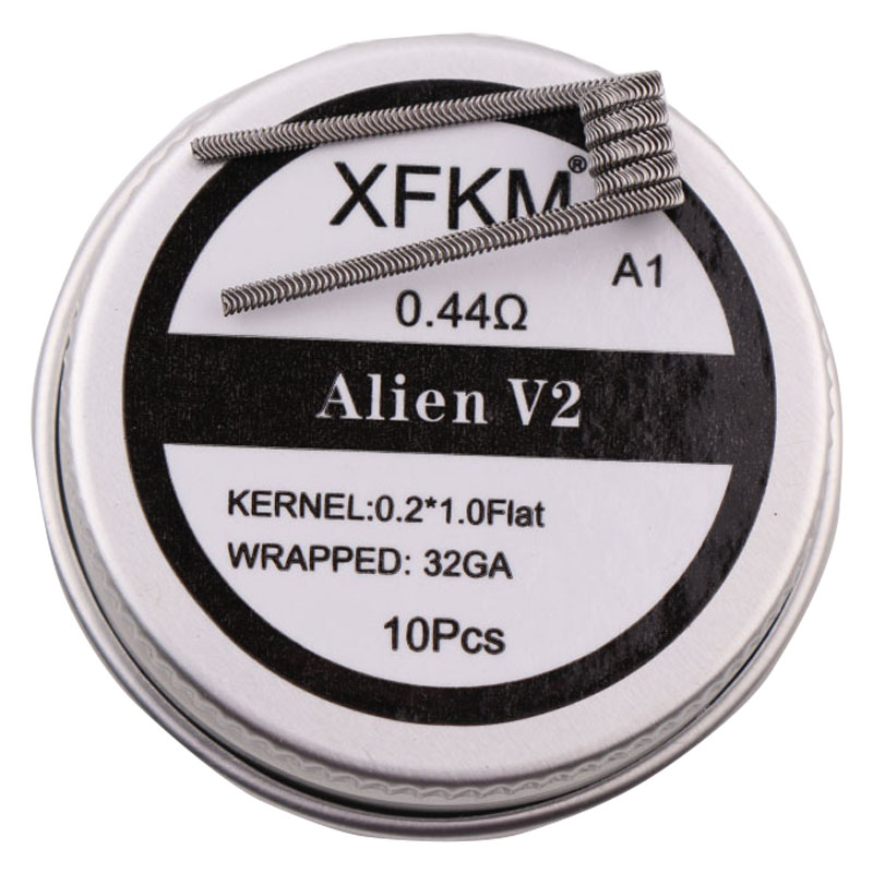NEW XFKM NI80/A1/SS316L 10pcs/ - огляд і ціна Clapton Wire Pre Built