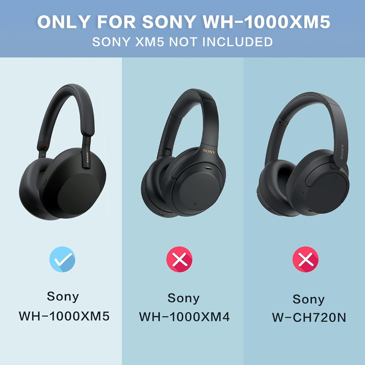 For Sony WH-1000XM5 Headphone  - огляд і ціна Sony Headphone Wh-1000Xm5