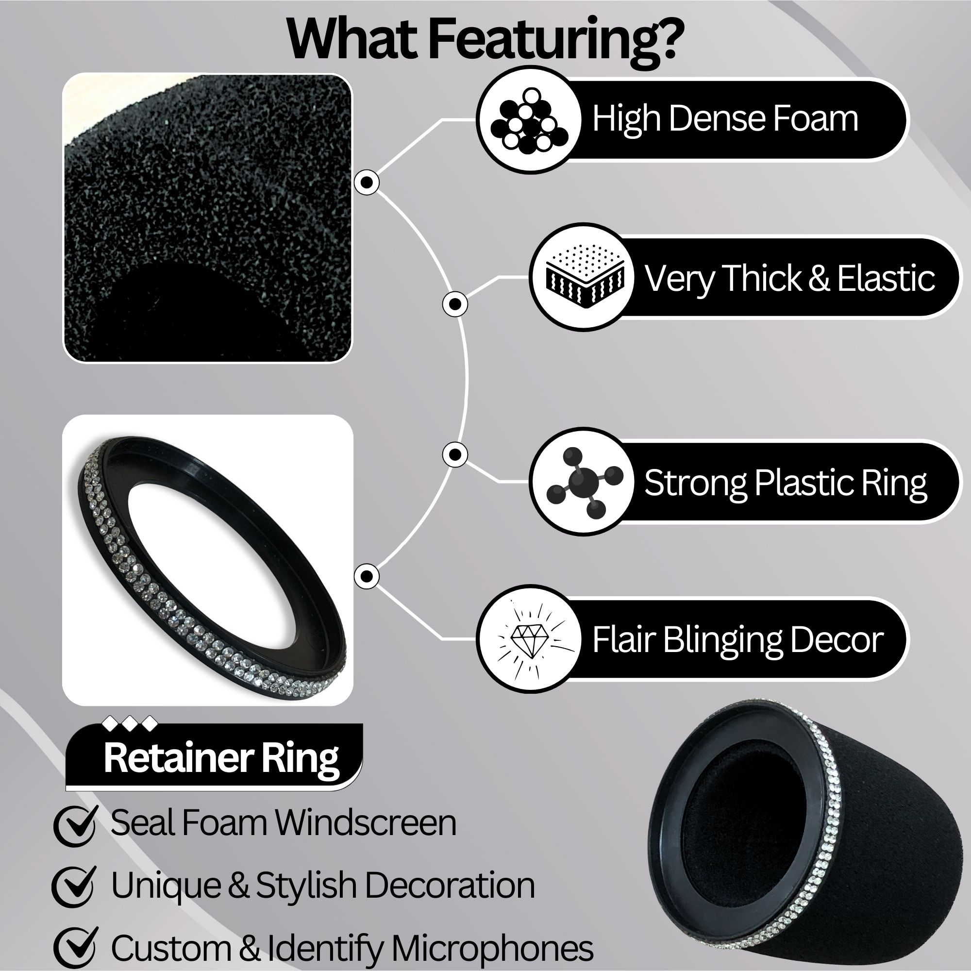 Shining MV7 Pop Filter for Shu - огляд і ціна Shure Mic Mv7